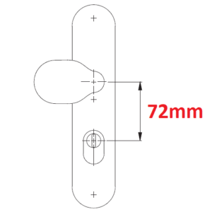 Asafstand 72Mm